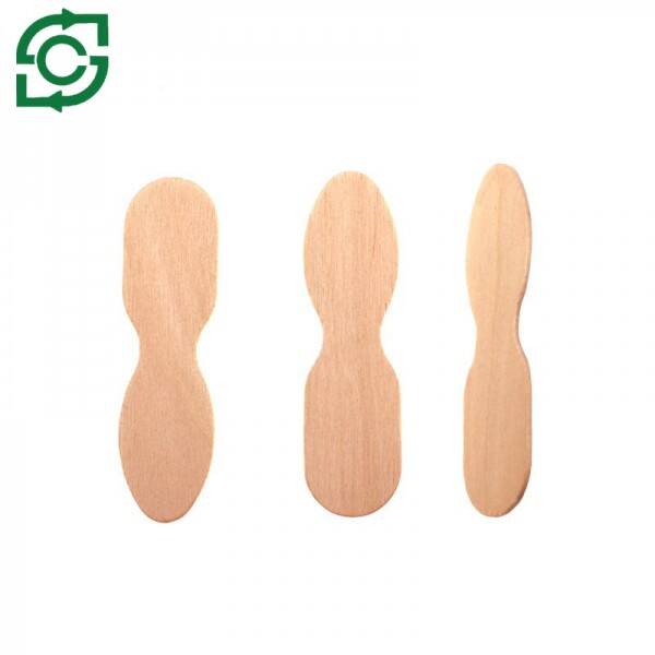 Compostable Biodegradable Disposable Wooden Ice Cream Spoon