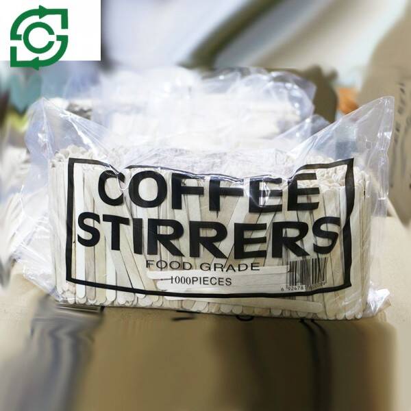 Birch Materials Of All Sizes Compostable Disposable Wooden Coffee Stirrers In Bu