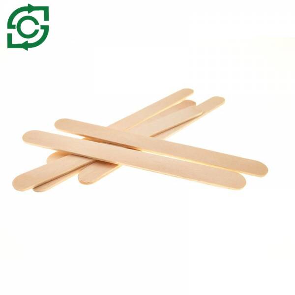 Disposable Eco-friendly Ice Cream Stick, Flat Wooden Ice Cream Sticks