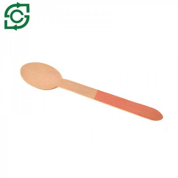 Eco-Friendly Disposable Wooden Cutlery With Color