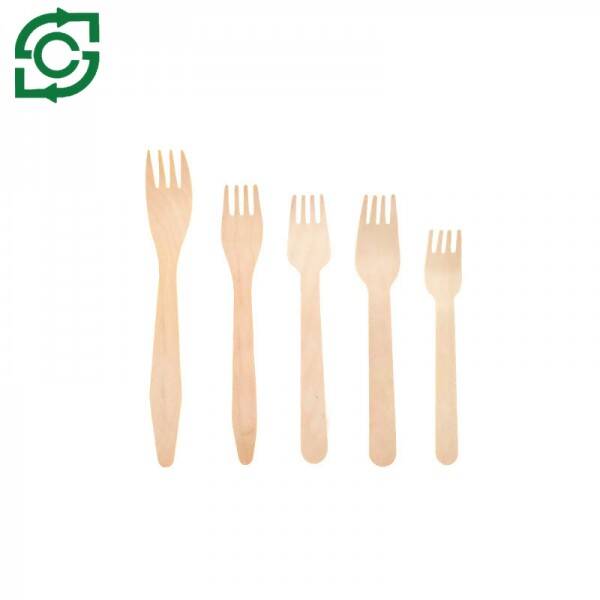 Eco-Friendly Biodegradable Disposable Wooden Fork, Wooden Cutlery