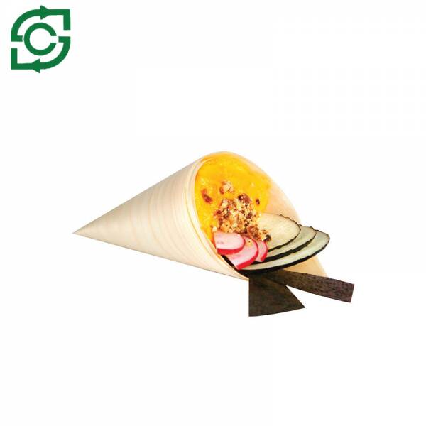 Customized Size Eco-friendly Biodegradable Large Wooden Cone, Wooden Cone