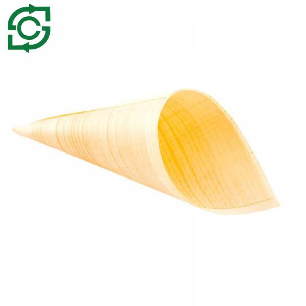 Eco-friendly Biodegradable Wood Cone, Wooden Cone Used In Party