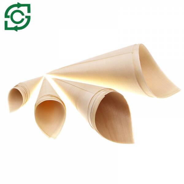 Customized Size Eco-friendly Biodegradable Large Wooden Cone, Wooden Cone