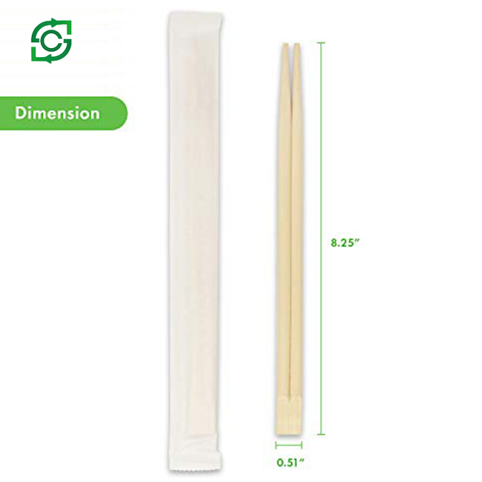 Customizable Disposable Wooden Chopsticks, Environmentally Friendly Biodegradable Cutlery